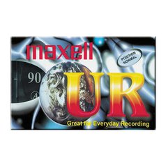 Maxell UR 90min NORMAL audiokazeta  - magnetofonová kazeta 90min