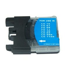 Cartridge pro Brother LC1100 kompatibilní cyan modrá