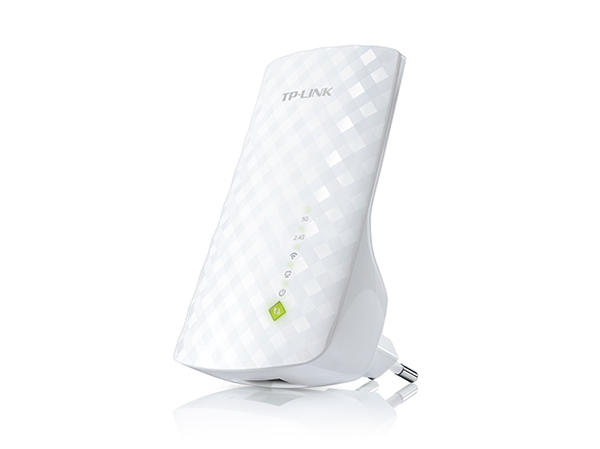 TP-Link RE200 - AC750 Dual Band Wireless Wall Plugged Range Extender, 5GHz + 2.4GHz