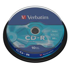 VERBATIM CD-R 80 52x EXTRA Protection spindl 10pck / BAL