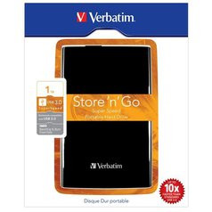 VERBATIM HDD 2.5" 1TB Store 'n' Go USB 3.0, Black (53023)