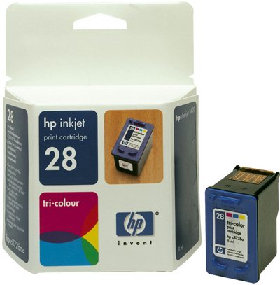HP C8728AE Barevná Ink. cartridge pro DJ 3325, 3420, 3550,3650