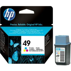HP 51649AE Barevná Ink. cartridge pro DJ 6xx,DJ350C (22ml)