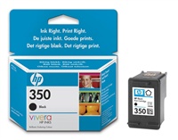 HP CB335EE Ink Cart Black No. 350 pro OJ 5780, 5785, (4,5ml)