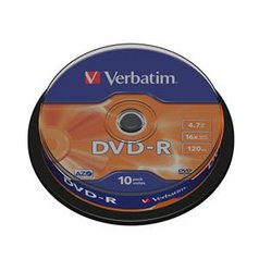 VERBATIM DVD-R(10-Pack) Spindle (balení cakebox po 10ks)
