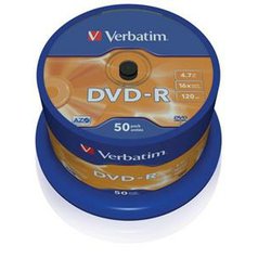 VERBATIM DVD-R(50-Pack)Spindle / General Retail / 16x / 4.7GB