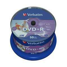 DVD+R VERBATIM 16x printable spindl (50ks)