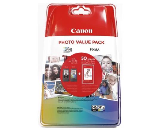 Canon cartridge PG-540L / CL-541XL PHOTO VALUE pack (+fotopapíry 10x15 50ks)