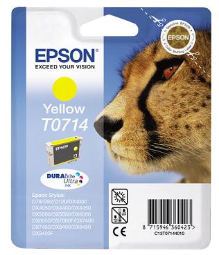 EPSON cartridge T0714 yellow (gepard) (C13T07144012)
