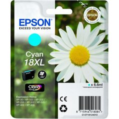 EPSON cartridge T1812 cyan (sedmikráska) XL