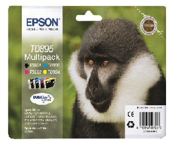 EPSON cartridge T0895 (black / cyan / magenta / yellow) multipack (opice) (C13T08954010)