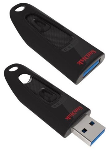 SanDisk Ultra 128 GB Flash disk, USB3.0, 80MB/s, SDCZ48-128G-U46
