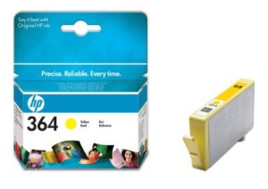 HP CB320EE Ink Cart Yellow No. 364 pro HP D5460, C5380, 3ml