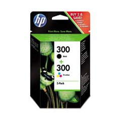 HP CN637EE, CC640EE+CC643EE Černá+barevná ink. cart. pro DJ F4280, D2560, D2660 (No 300)