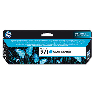 HP CN622AE Ink Cart Cyan No. 971 pro X451/X551dw, Officejet Pro X476/X576dw