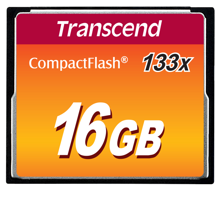 Transcend 16GB CompactFlash CF (133X) paměťová karta