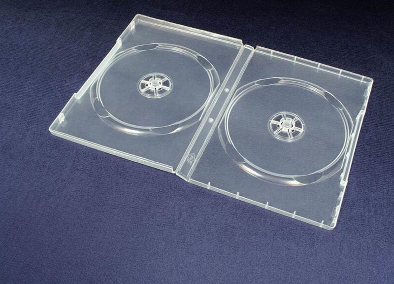 Obal 2 DVD čirý 14mm - krabička, box