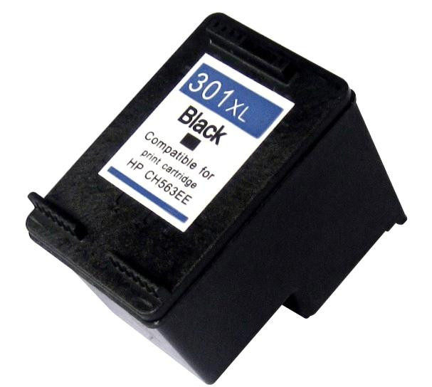 HP CH563E - kompatibilní černá cartridge HP 301 XL black