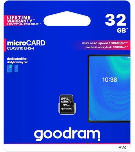 GOODRAM 32GB microSDHC class 10