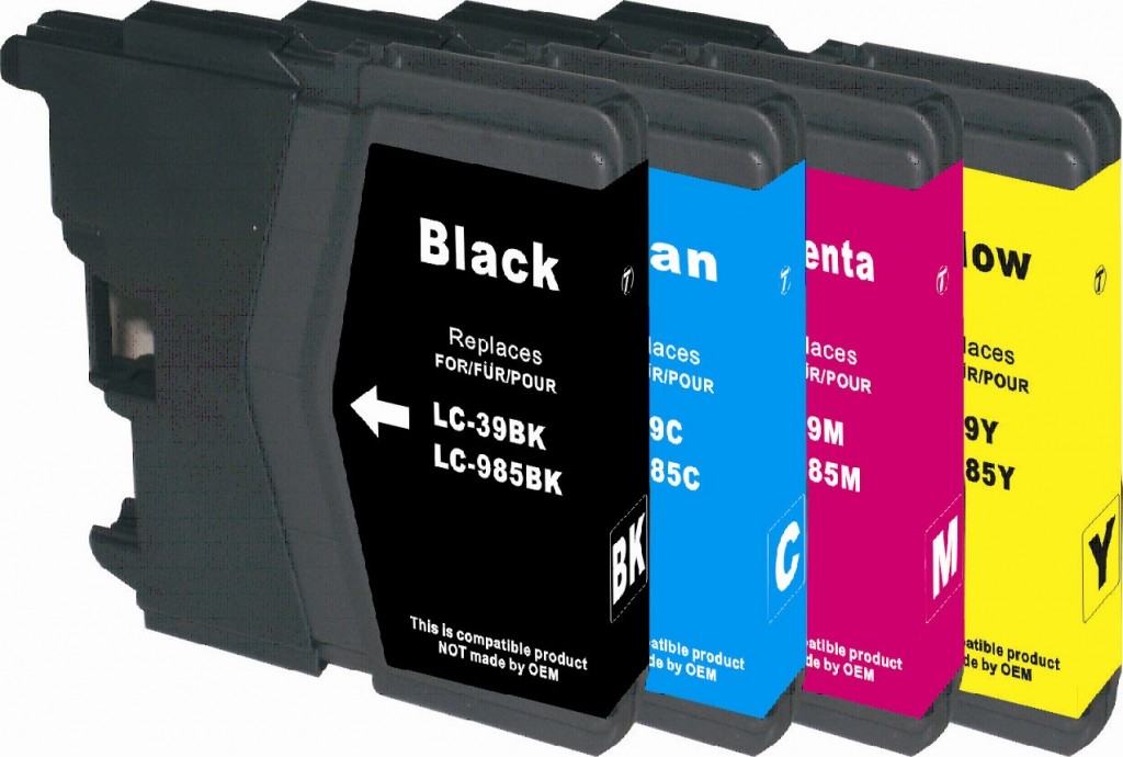Brother LC-985 multipack kompatibilní sada barev CMYK cartridge 4ks