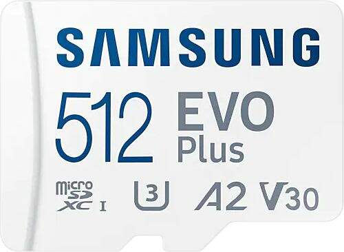 Samsung Micro SDXC karta 512GB EVO Plus Class 10 UHS-I U3 100/90MB/s (MB-MC512GA/EU)