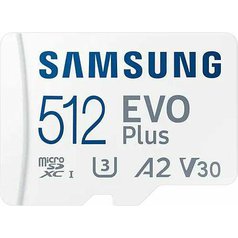 Samsung Micro SDXC karta 512GB EVO Plus Class 10 UHS-I U3 100/90MB/s (MB-MC512GA/EU)