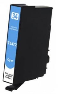 Epson T3472 - kompatibilní cartridge 34xl, modrá (cyan)